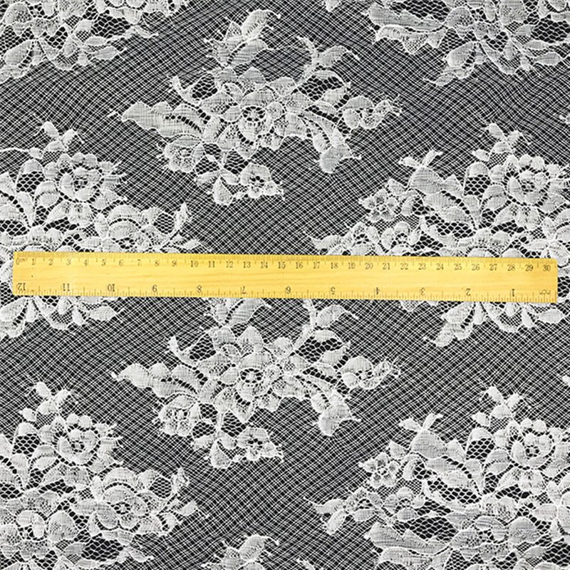 Dress Cutwork Curtain Nylon Lace Fabric for Women's Wear Wholesale Sup 11